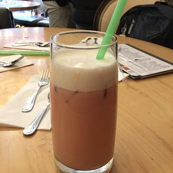 Prince Tea House - Signature jasmine milk tea- very smooth and light taste - Tea Rooms Near Me - Flushing, New York