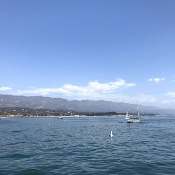 Condor Express Whale Watching - View looking back at the Santa Barbara coastline - Boat Charters Near Me - Santa Barbara, California