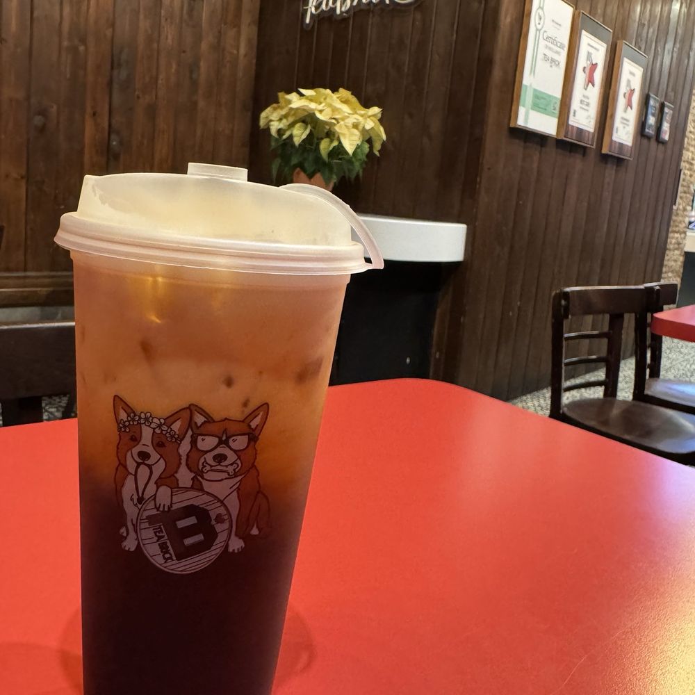 Thai Ice Tea with boba