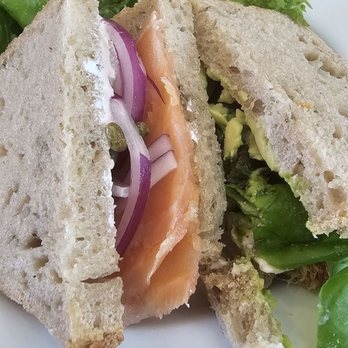 Community Loaves - Smoked salmon sandwich and avocado and white bean sandwich - Bakeries Near Me - Jacksonville, Florida