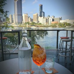Stoke Bar - Enjoying a refreshing Aperol Spritz and a beautiful view.
