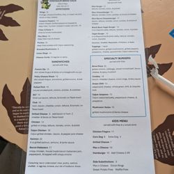 Dinosaur Brew Haus - Menu