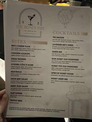 Menu photo 1 The Honey Pot San Diego, CA Menu photo 1 The Honey Pot San Diego, CA