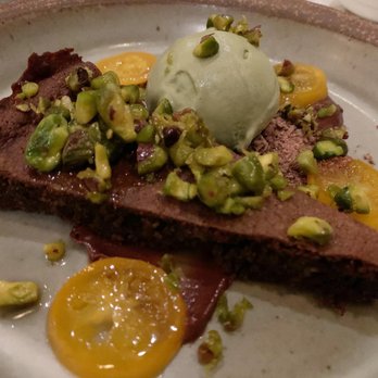 Delfina - Chocolate tart, pistachio, kumquat - Italian Near Me - San Francisco, California