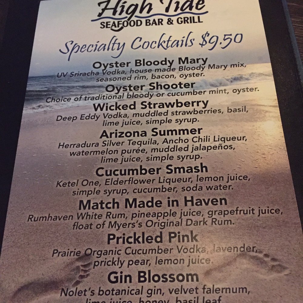 High Tide - They all look so good to try, I got the Arizona summer! - Seafood Near Me - Gilbert, Arizona High Tide - They all look so good to try, I got the Arizona summer! - Seafood Near Me - Gilbert, Arizona
