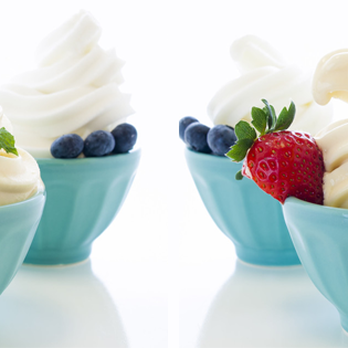Neveria Sabor Latino - three desserts with whipped cream and strawberries - Ice Cream & Frozen Yogurt Near Me - Denver, Colorado