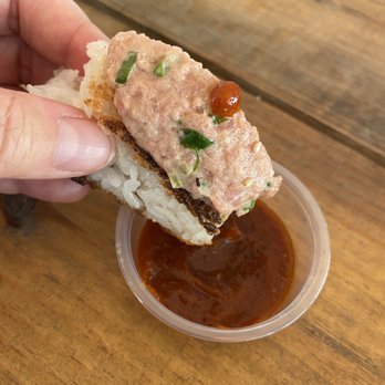 Krispy Bites - Spicy Tuna Krispy Rice - Asian Fusion Near Me - Hollywood, Florida
