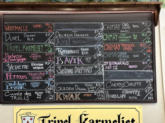 Menu photo 4 Mort Subite Austin, TX