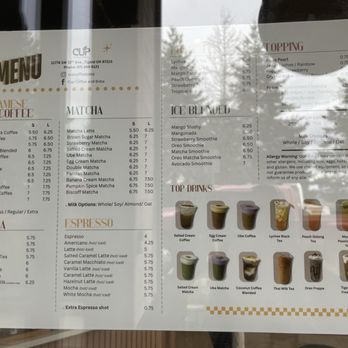 Cup Coffee & Boba - Menu. - Bubble Tea Near Me - 97223, Oregon Cup Coffee & Boba - Menu. - Bubble Tea Near Me - 97223, Oregon