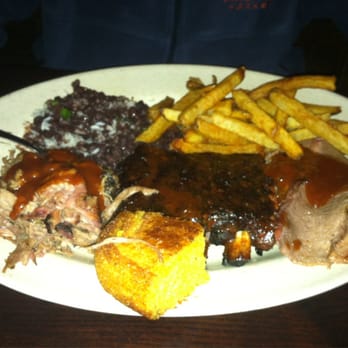 Dinosaur Bar-B-Que - Ribs, brisket, pulled pork, beans and rice, fries and cornbread!!!! Yummy!! - Barbeque Near Me - Rochester, New York Dinosaur Bar-B-Que - Ribs, brisket, pulled pork, beans and rice, fries and cornbread!!!! Yummy!! - Barbeque Near Me - Rochester, New York
