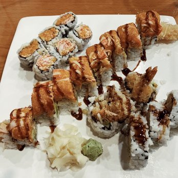 Sushi Yokohama - Incredible roll, spicy crunchy crabmeat roll and shrimp tempura roll - Sushi Bars Near Me - Somerville, New Jersey Sushi Yokohama - Incredible roll, spicy crunchy crabmeat roll and shrimp tempura roll - Sushi Bars Near Me - Somerville, New Jersey