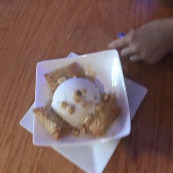 Thai Arroy - Coconut ice cream and fried banana dessert - Thai Near Me - Virginia Beach, Virginia Thai Arroy - Coconut ice cream and fried banana dessert - Thai Near Me - Virginia Beach, Virginia