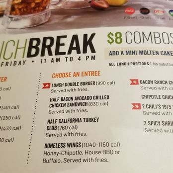 Chili's - LUNCH SPECIAL - Tex-Mex Near Me - Glendora, California Chili's - LUNCH SPECIAL - Tex-Mex Near Me - Glendora, California