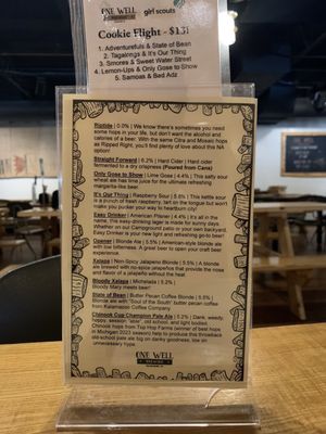 Menu photo 6 One Well Brewing Kalamazoo, MI