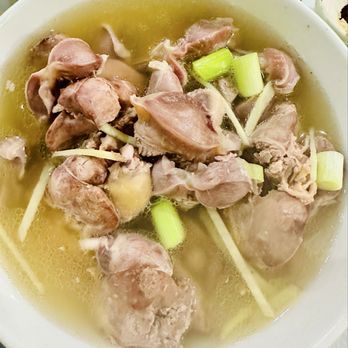 Cháo Đêm - Lòng gà lớn $12, my second favorites of the night after quail balut! Everything cooked just right! - Vietnamese Near Me - Garden Grove, California