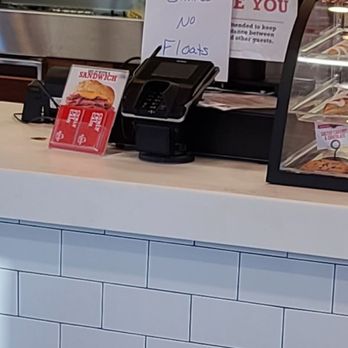 Arby's - a restaurant counter with food on it - Fast Food Near Me - Newton, Iowa
