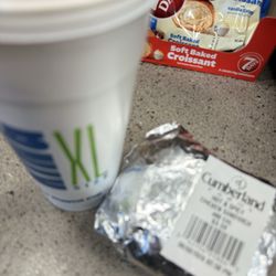 Cumberland Farms - Coffee and chicken sandwich