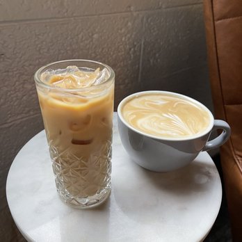 Parlor Public House - Iced & hot vanilla latte - Coffee & Tea Near Me - Indianapolis, Indiana