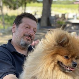 Greg and his love for dogs