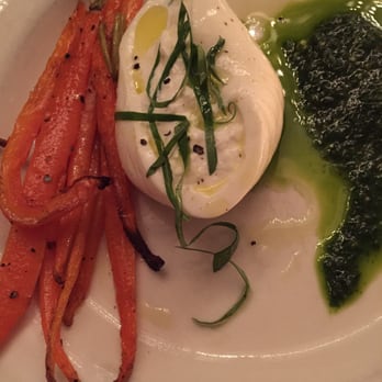 Ciccio - Burrata arugula pesto and roasted carrots - Italian Near Me - New York, New York