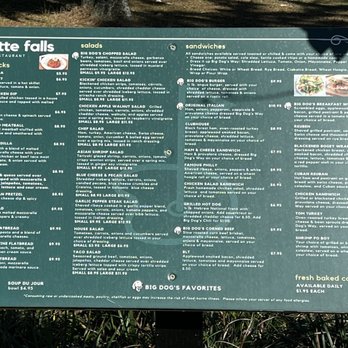 Juliette Falls - The menu is available for pickup at the turn. Really great food and quality cart beverage service as well! - American Near Me - Dunnellon, Florida