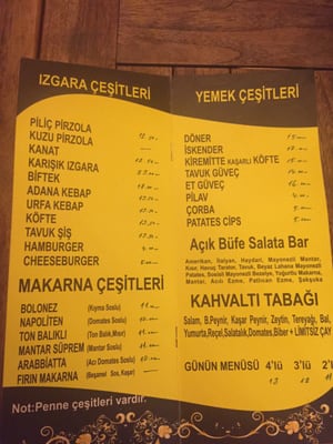 Menu photo 2 Habil Pizza & Cafe Istanbul, 34 Menu photo 2 Habil Pizza & Cafe Istanbul, 34