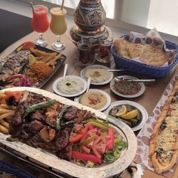 Sultan Ahmet Turkish Cuisine - Sultan Ahmet - Turkish meal spread