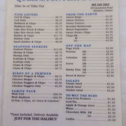 Queenston Fish & Chips - Menu