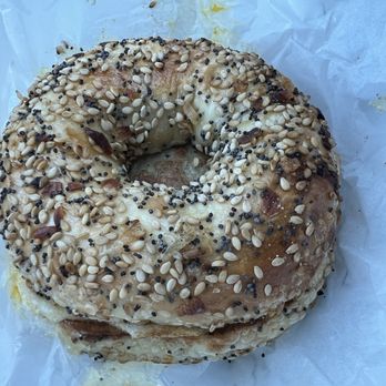 Navis Cafe - everything bagel with SEC - Sandwiches Near Me - Portland, Maine