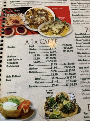 Menu photo 6 El Tapatio Okmulgee, OK