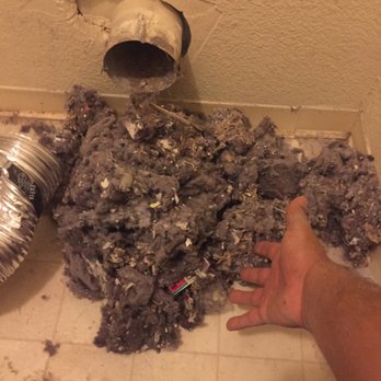 Cyclone Air Systems - Clogged dryer vent, lots of yucky lint - Heating & Air Conditioning/HVAC Near Me - Concord, California Cyclone Air Systems - Clogged dryer vent, lots of yucky lint - Heating & Air Conditioning/HVAC Near Me - Concord, California