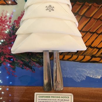 Cinco de Mayo 2 - Napkins & surcharge notice - Mexican Near Me - Poughkeepsie, New York