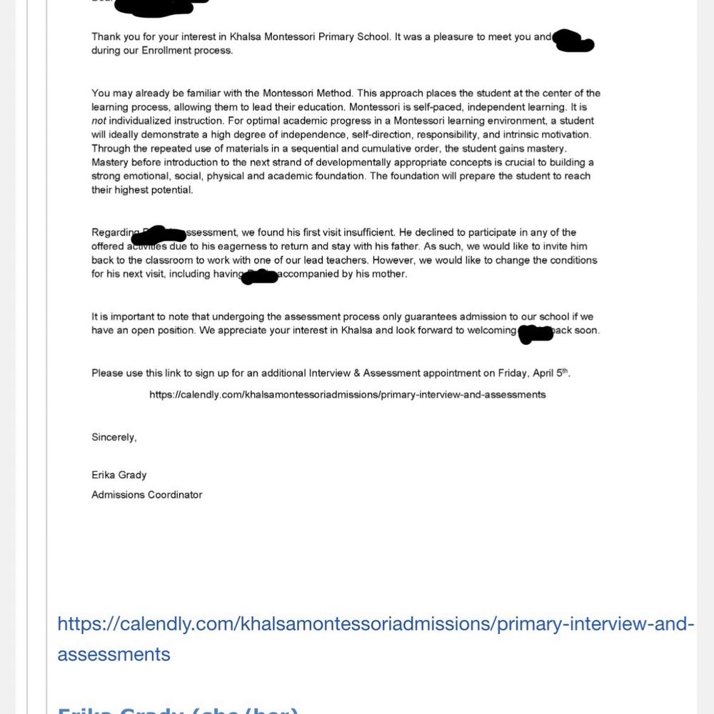 Khalsa Montessori School - Sexism and discrimination used to illicit a poor evaluation. - Montessori Schools Near Me - Phoenix, Arizona