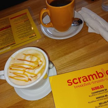 Scrambled - Delicious latte - Breakfast & Brunch Near Me - Henderson, Nevada Scrambled - Delicious latte - Breakfast & Brunch Near Me - Henderson, Nevada