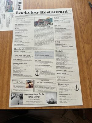 Menu photo 1 Lock View Restaurant Sault Ste. Marie, MI Menu photo 1 Lock View Restaurant Sault Ste. Marie, MI