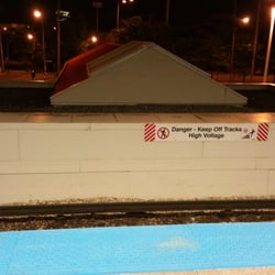 CTA - Halsted [Orange] - This is the roof of the canopy where the buses pull in on street level