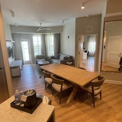 Embassy Suites Orlando Sunset Walk - Living area in two bedroom corner suite.