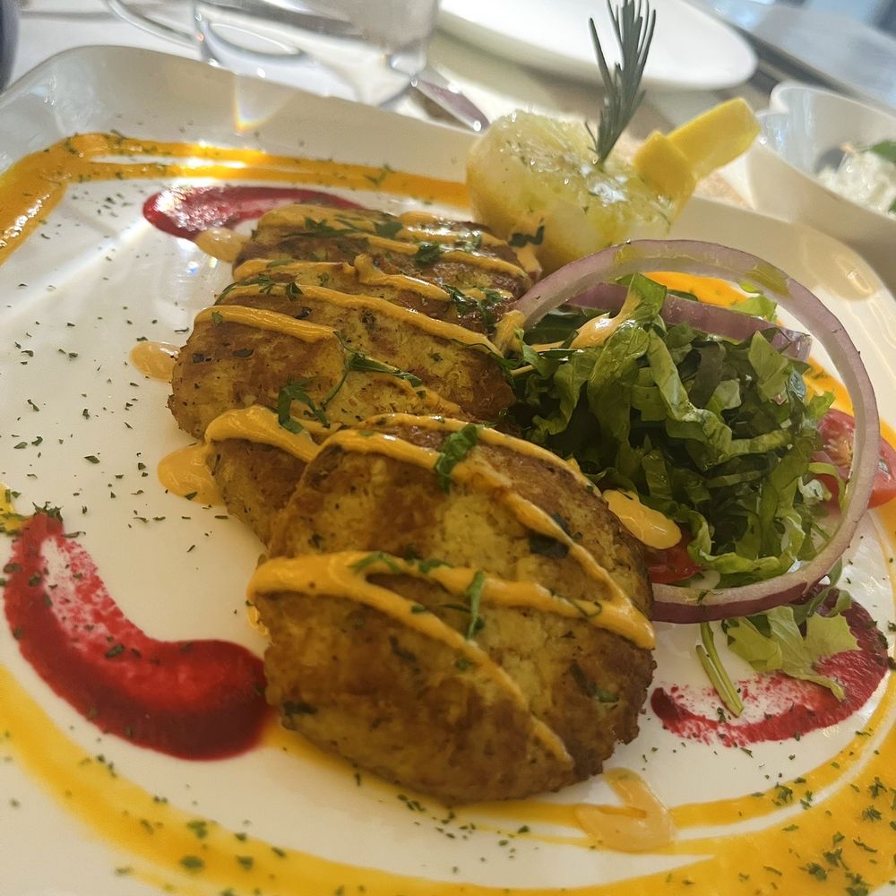 White Olive - Crab Cakes - Mediterranean Near Me - New York, New York White Olive - Crab Cakes - Mediterranean Near Me - New York, New York