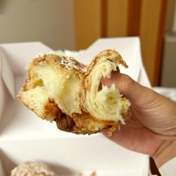 Parlor Doughnuts - Showing off the layers of the cronut!
