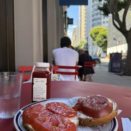 Heirloom Tomato Bagel Heirloom Tomato Bagel