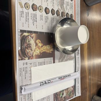 Sun Nong Dan - Menu set up - Korean Near Me - Los Angeles, California