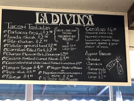 Menu photo 6 La Divina Tacos Buffalo, NY