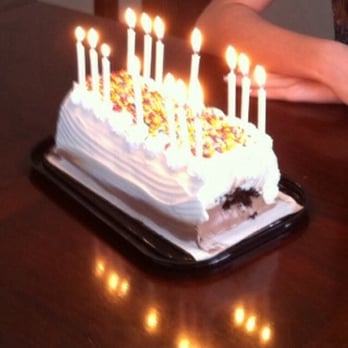 Dairy Queen Ltd Brazier - One of the log style cakes we bought yesterday - Fast Food Near Me - Summerville, South Carolina