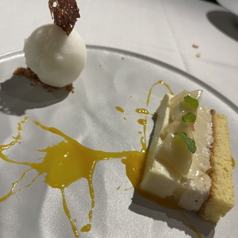 Bernini Honolulu - Pear and Japanese chestnut terrine with yuzu sorbet - Italian Near Me - Honolulu, Hawaii Bernini Honolulu - Pear and Japanese chestnut terrine with yuzu sorbet - Italian Near Me - Honolulu, Hawaii
