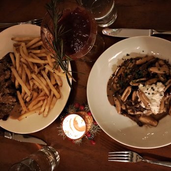 The Consulate - Our main dish, steak frites and short rib cavatelli - French Near Me - New York, New York The Consulate - Our main dish, steak frites and short rib cavatelli - French Near Me - New York, New York