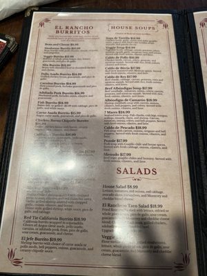 Menu photo 3 El Rancho Cantina & Grill Santee, CA