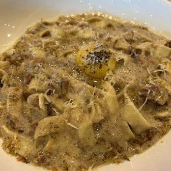 Cane Rosso - Truffle carbonara - Salad Near Me - Arlington, Texas Cane Rosso - Truffle carbonara - Salad Near Me - Arlington, Texas