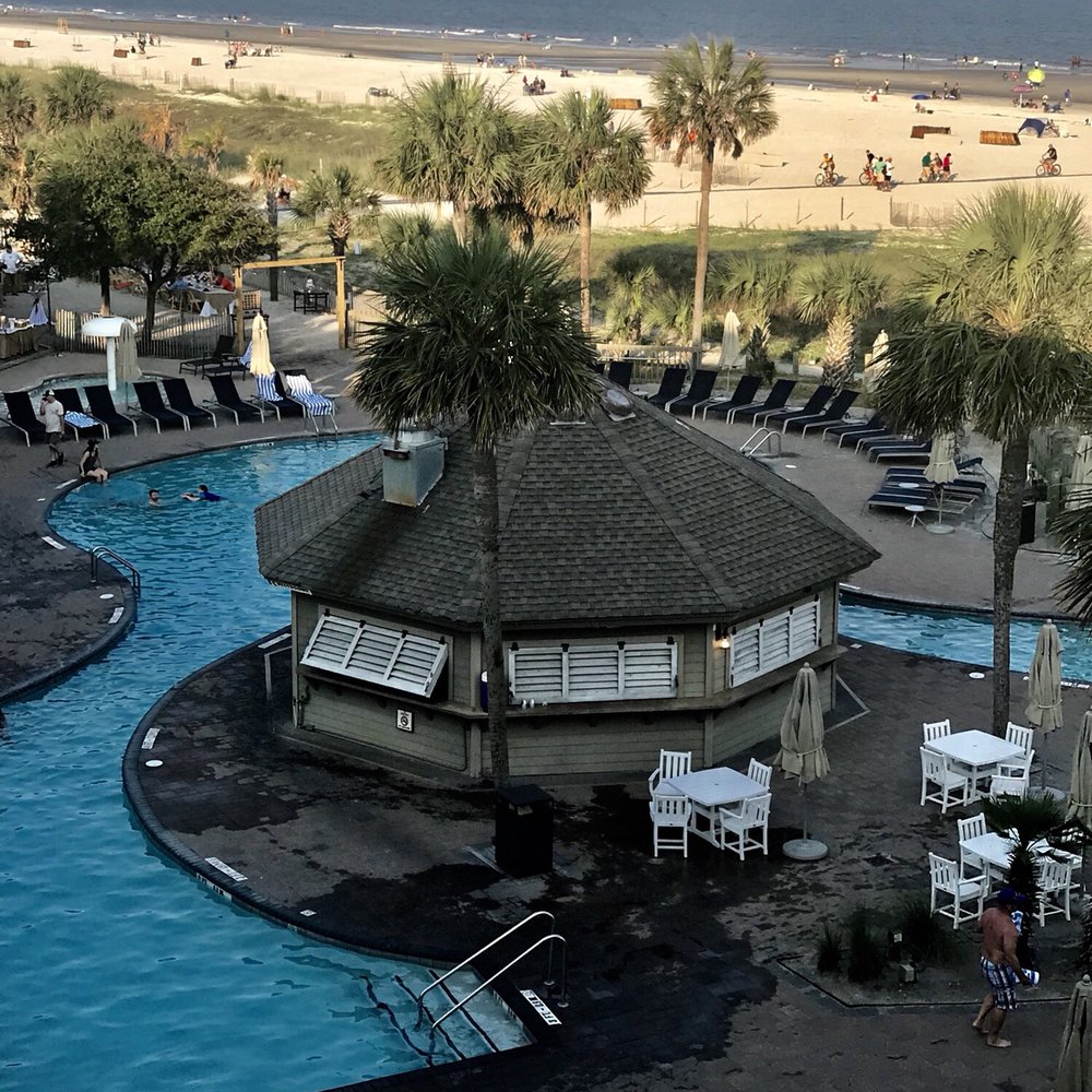 Beach House - View to the left of our 3rd floor room - Hotels Near Me - Hilton Head, South Carolina