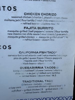 Menu photo 1 Cactus Grill Overland Park, KS Menu photo 1 Cactus Grill Overland Park, KS