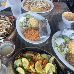 Vegetable fajitas